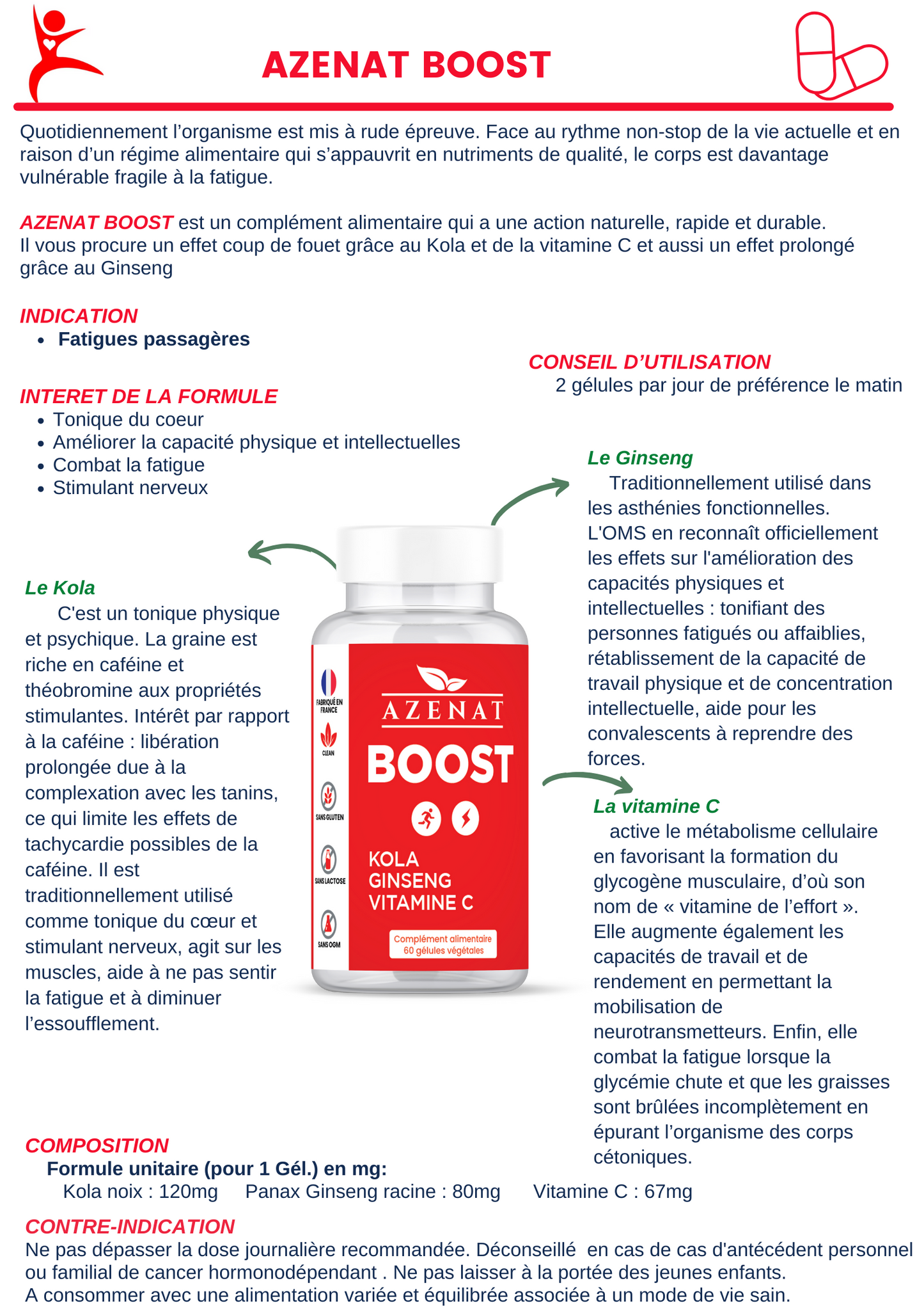 Supplément Boost Pour Le Corps