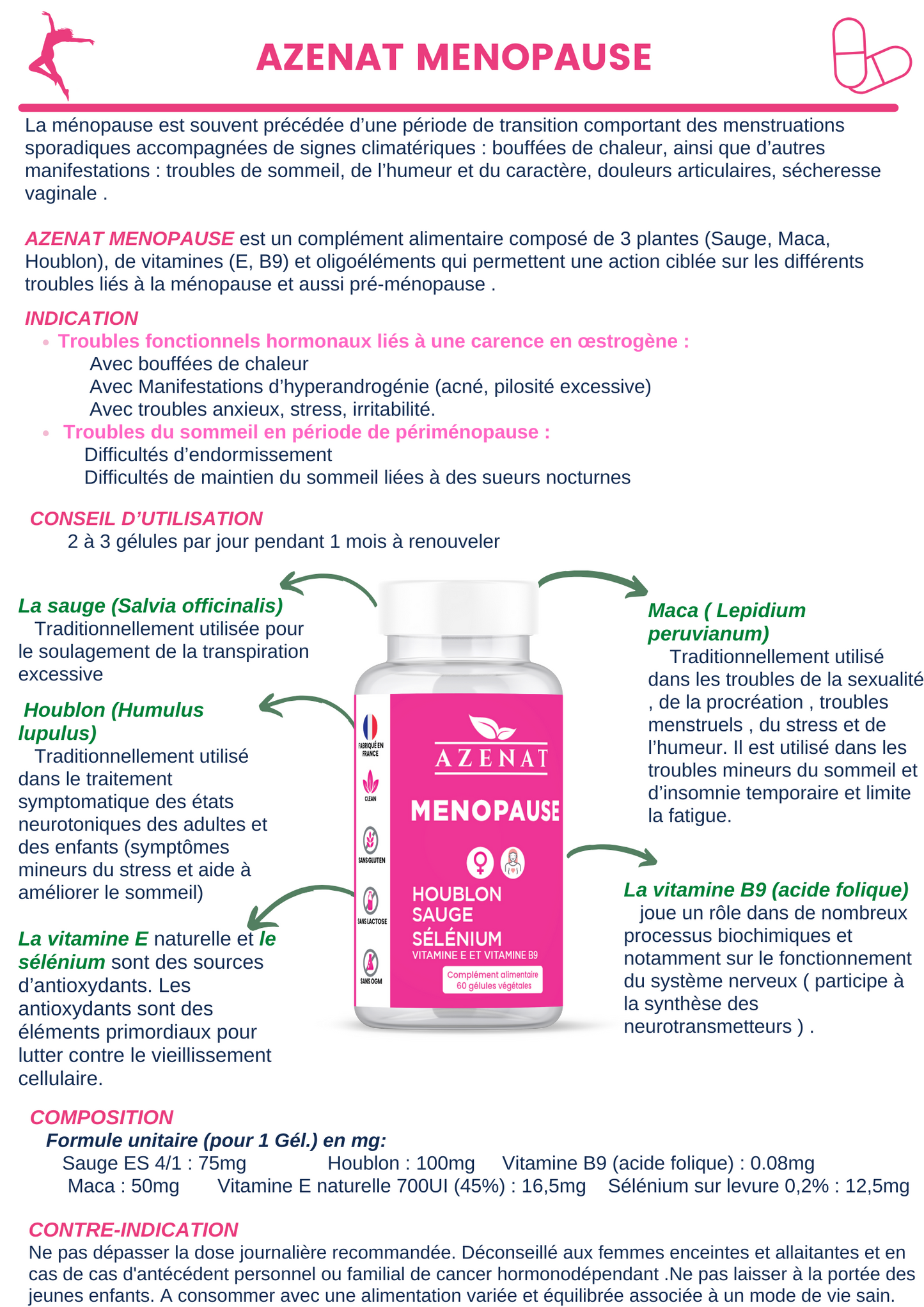 Houblon Sauge Sélénium