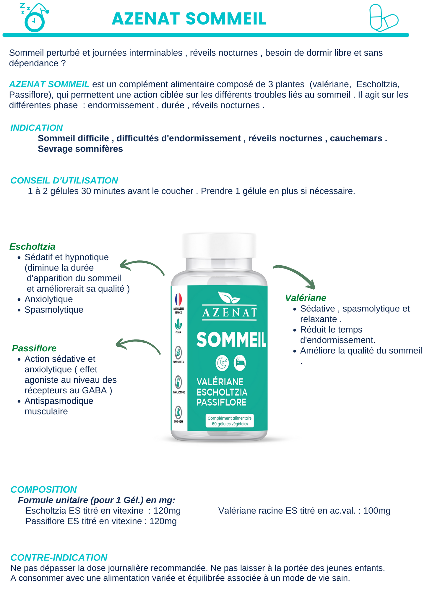 Suppléments Naturels Pour Le Sommeil