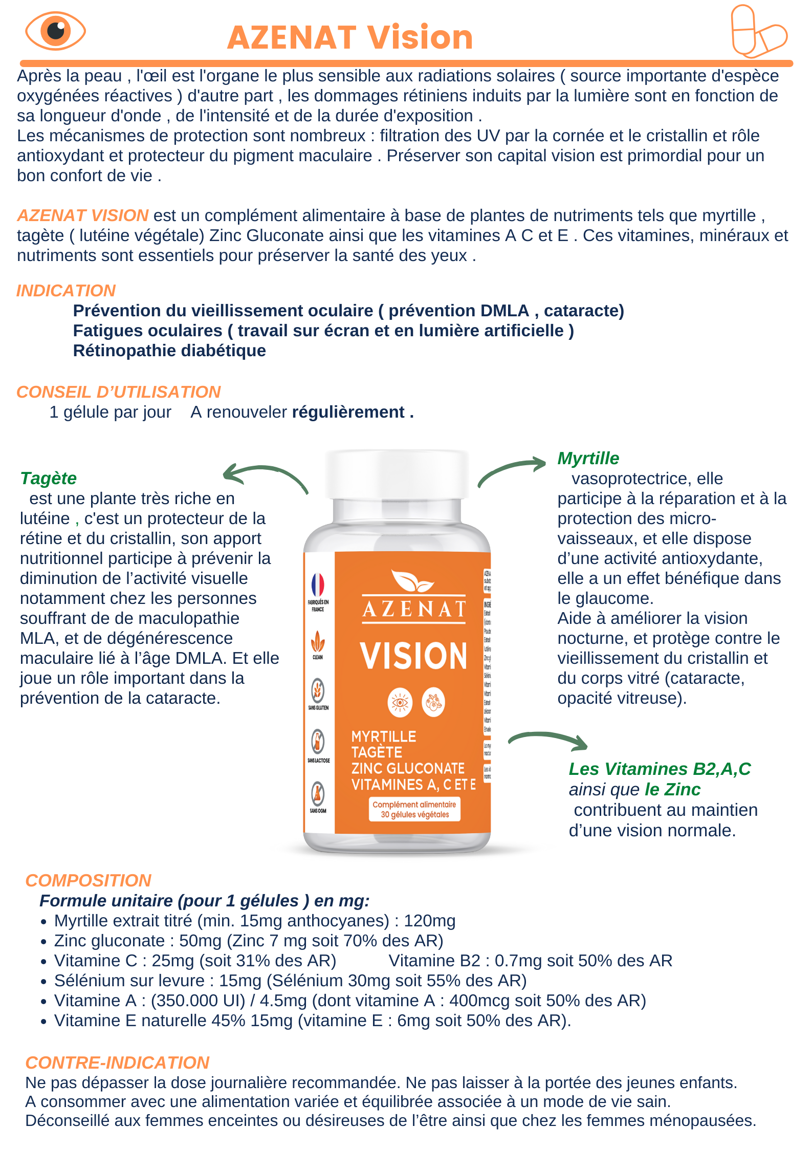 Supplément De Vieillissement Oculaire